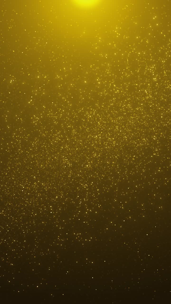 720x1280 Golden glitter background with space in middle