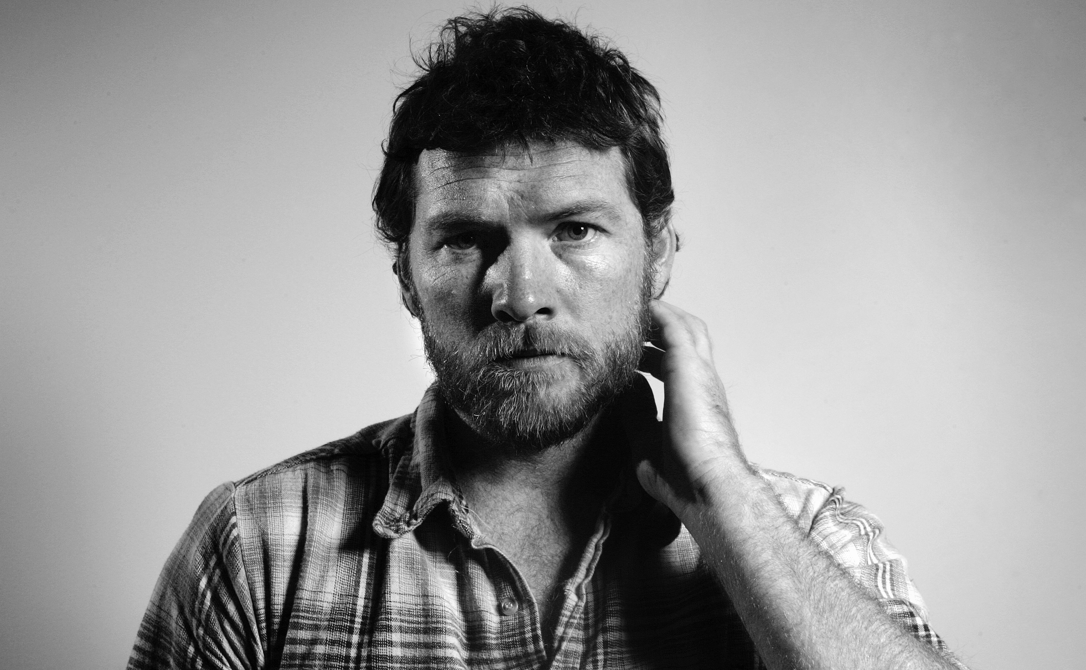 3500x2160 sam worthington, face, beard Wallpaper, HD Man 4K Wallpaper, Image and Background