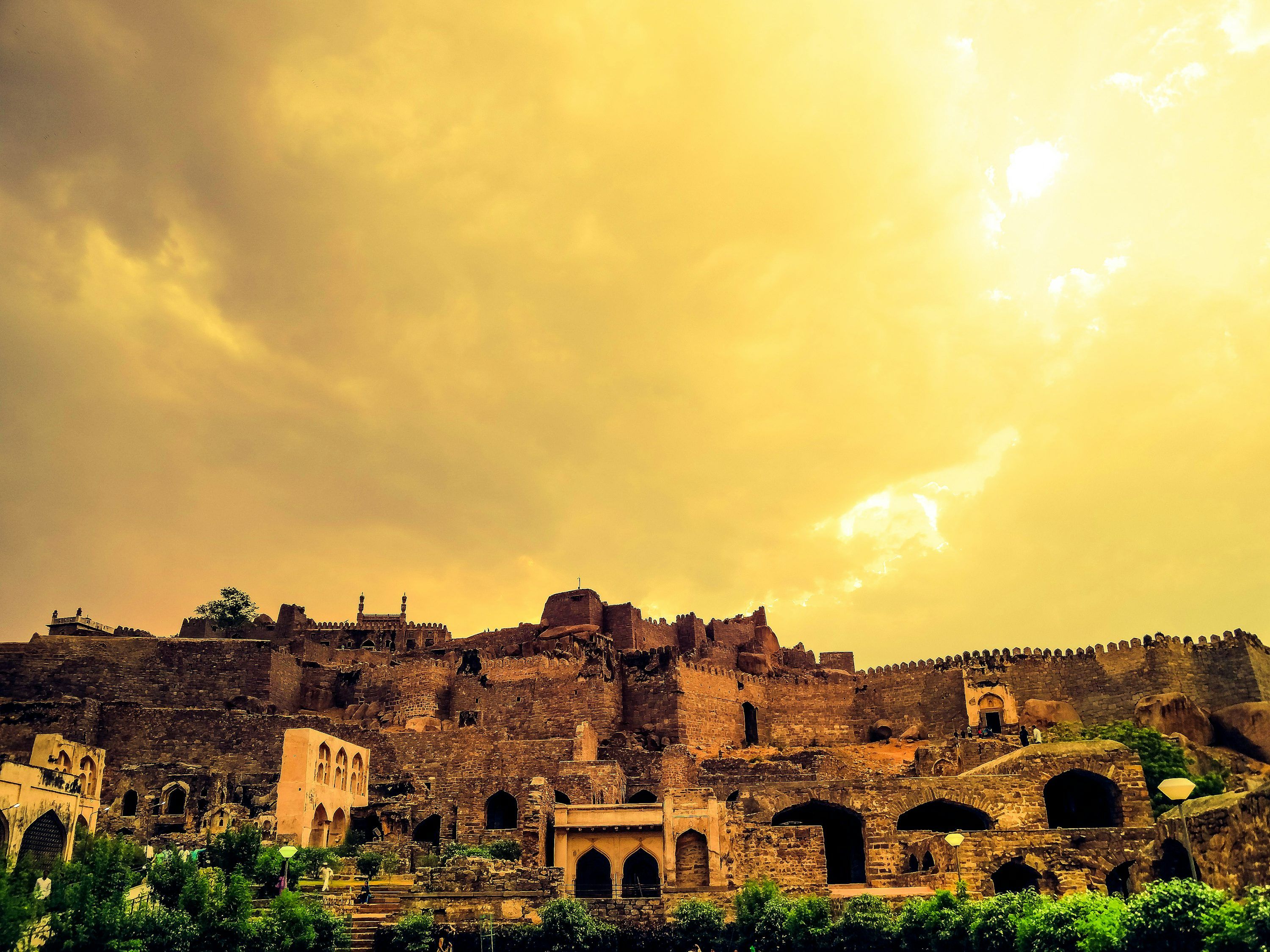 3000x2250 Golconda Fort Picture. Download Free Image