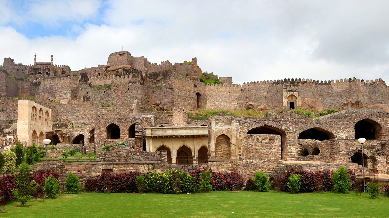1280x720 Golconda Fort: Hyderabad's Historic Citadel