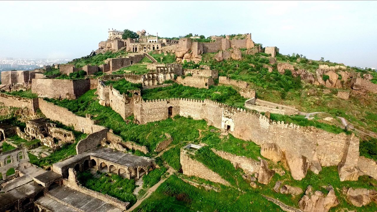 1280x720 Golconda Fort: Hyderabad's Historic Citadel