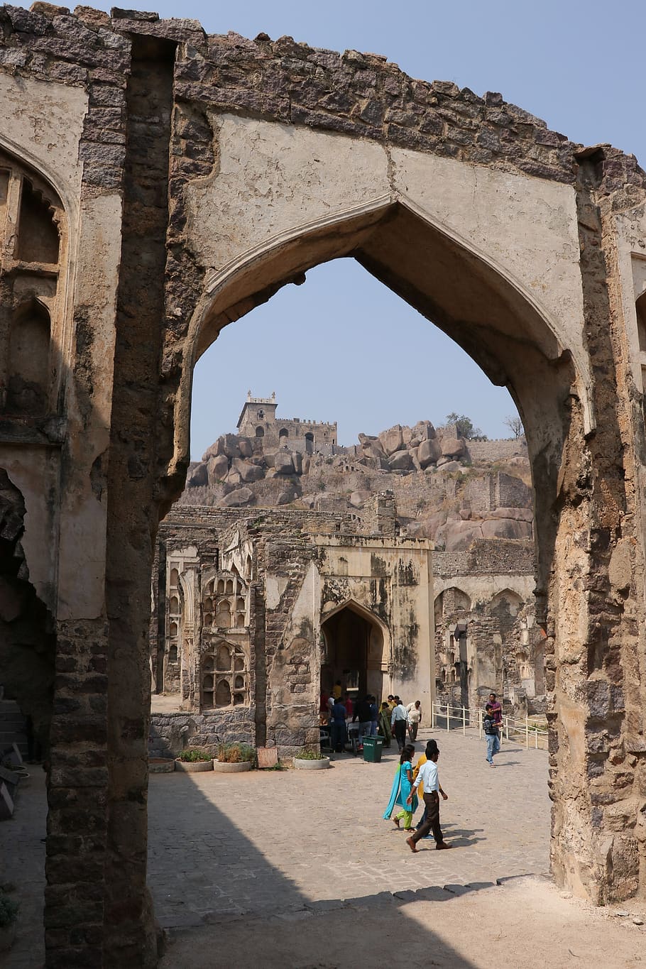 910x1365 Golconda fort 1080P, 2K, 4K, 5K HD wallpaper free download