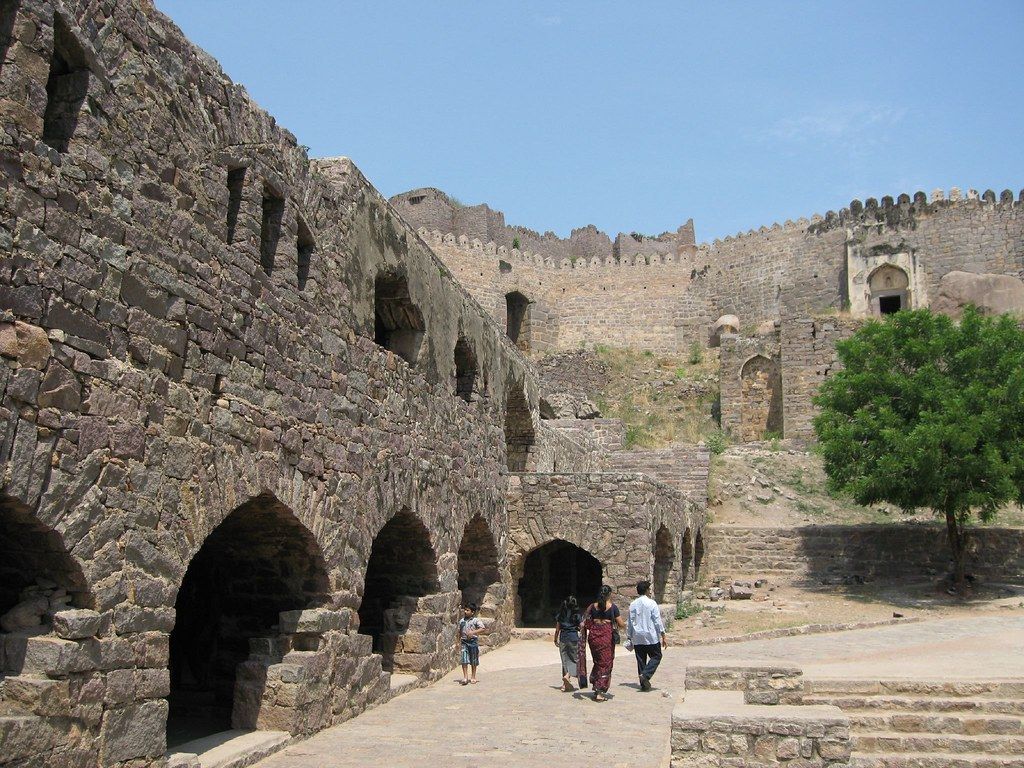 1024x768 Golconda Fort, Hyderabad. Golconda Fort, Hyderabad