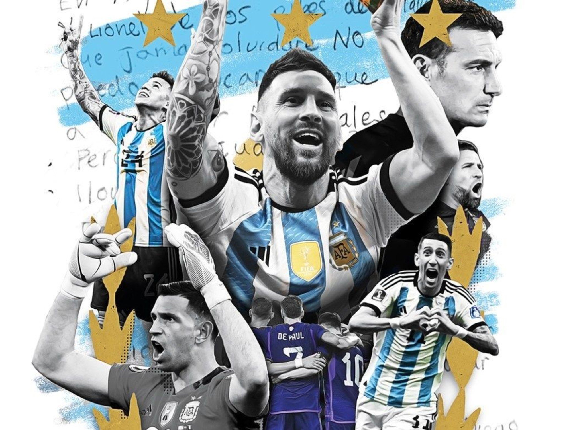 2000x1500 Los mejores fondos de la Selección Argentina previo al Mundial 2026 para descargar en HD y