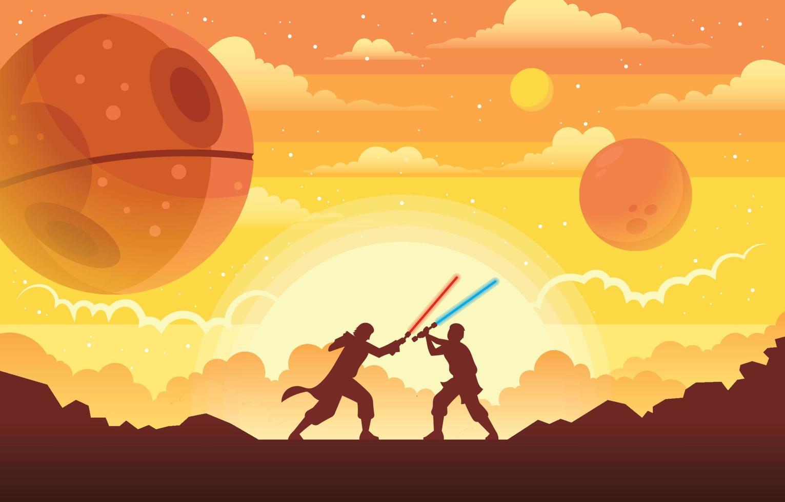 1531x980 Sword Fight Background