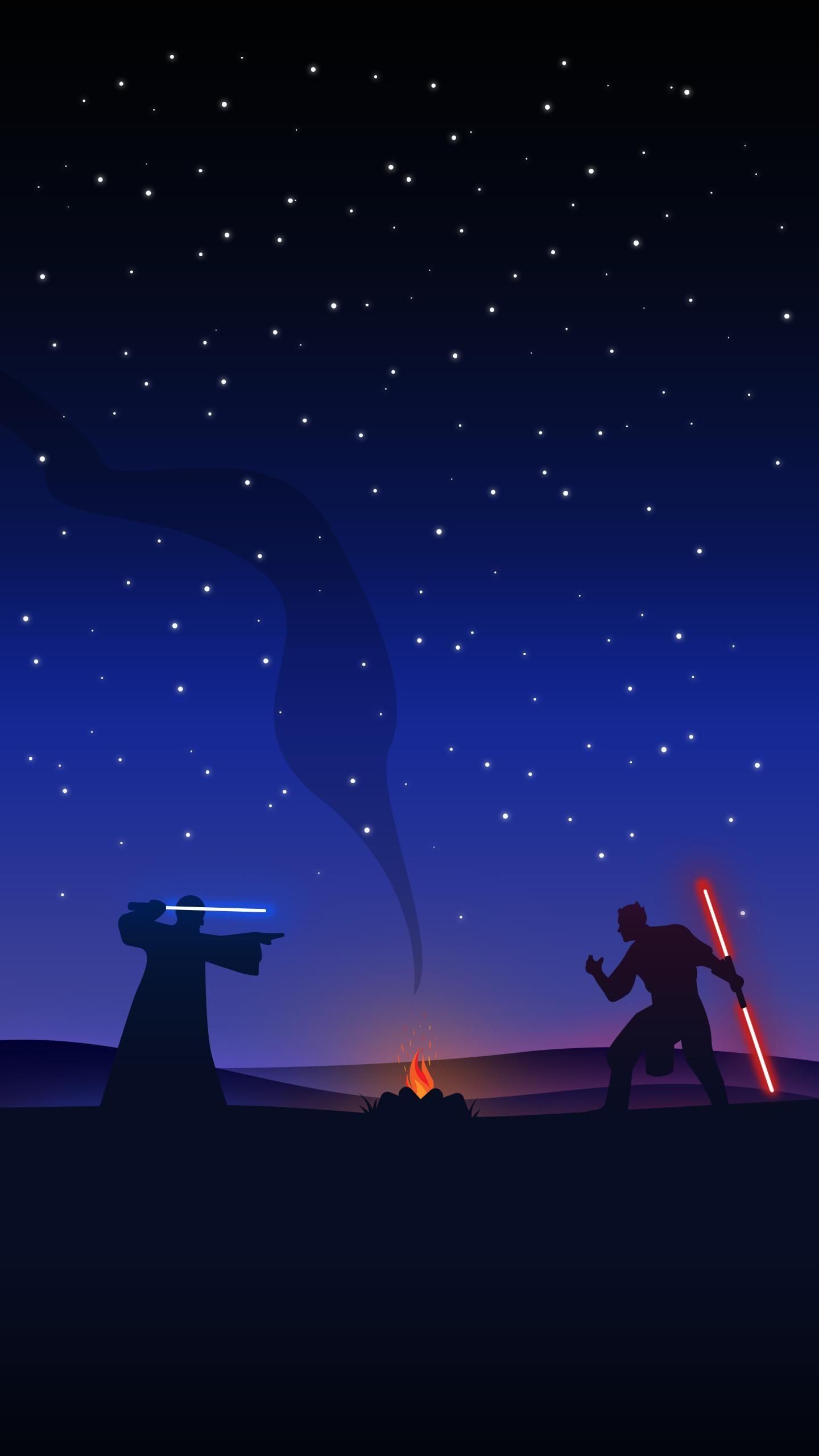 1440x2560 Star Wars Art Phone Wallpaper