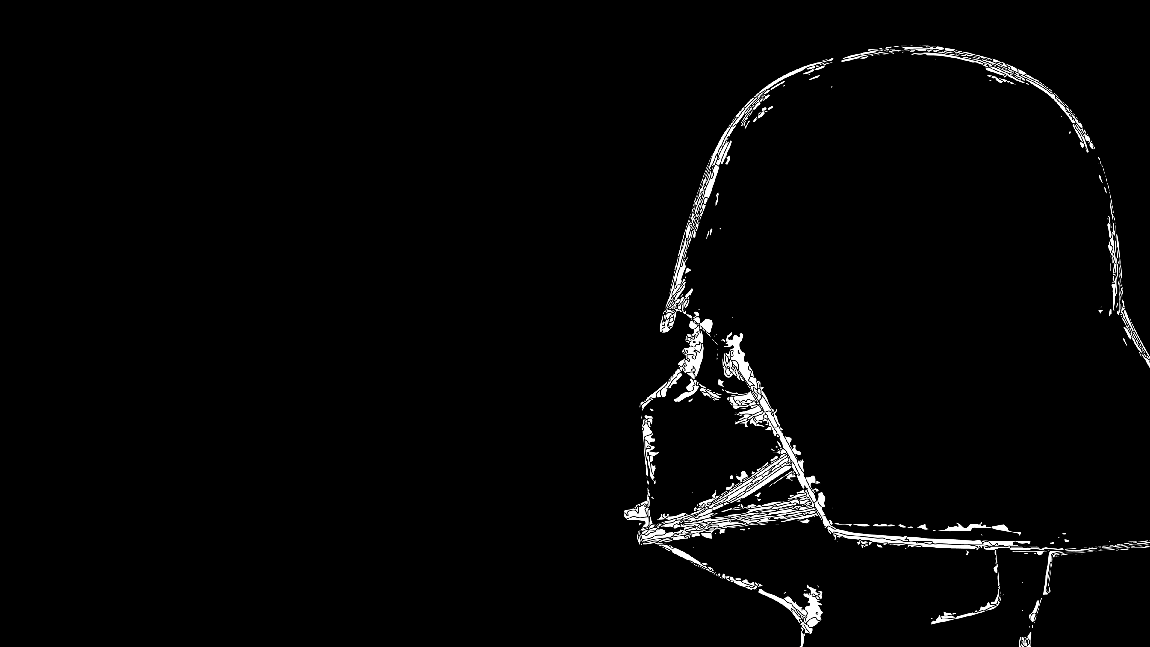 3840x2160 I made another star wars 4K vector background, darth vader this time