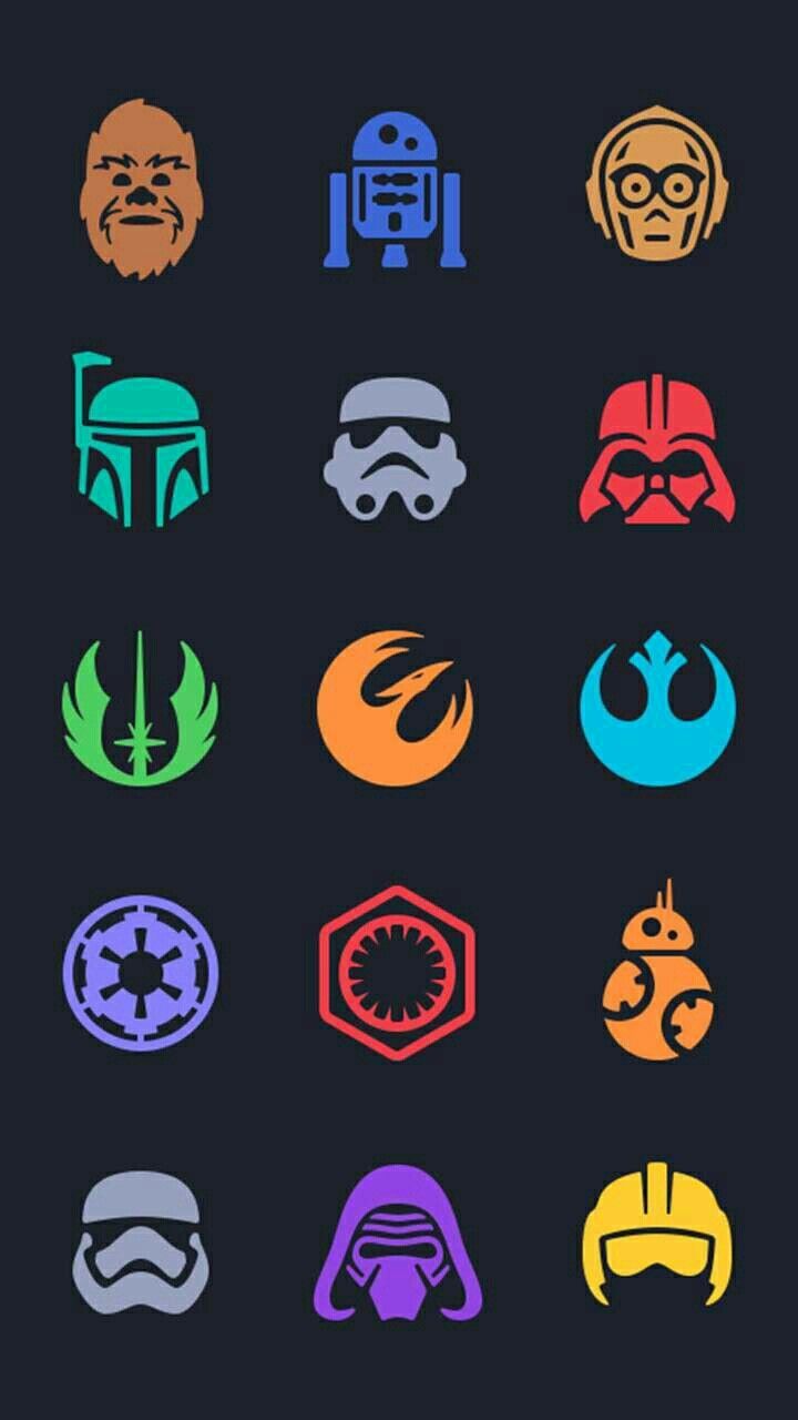 720x1280 Star Wars Wallpaper: The Best Collection. Simbolos star wars, Fondos de star wars, Imagens para whatsapp perfil