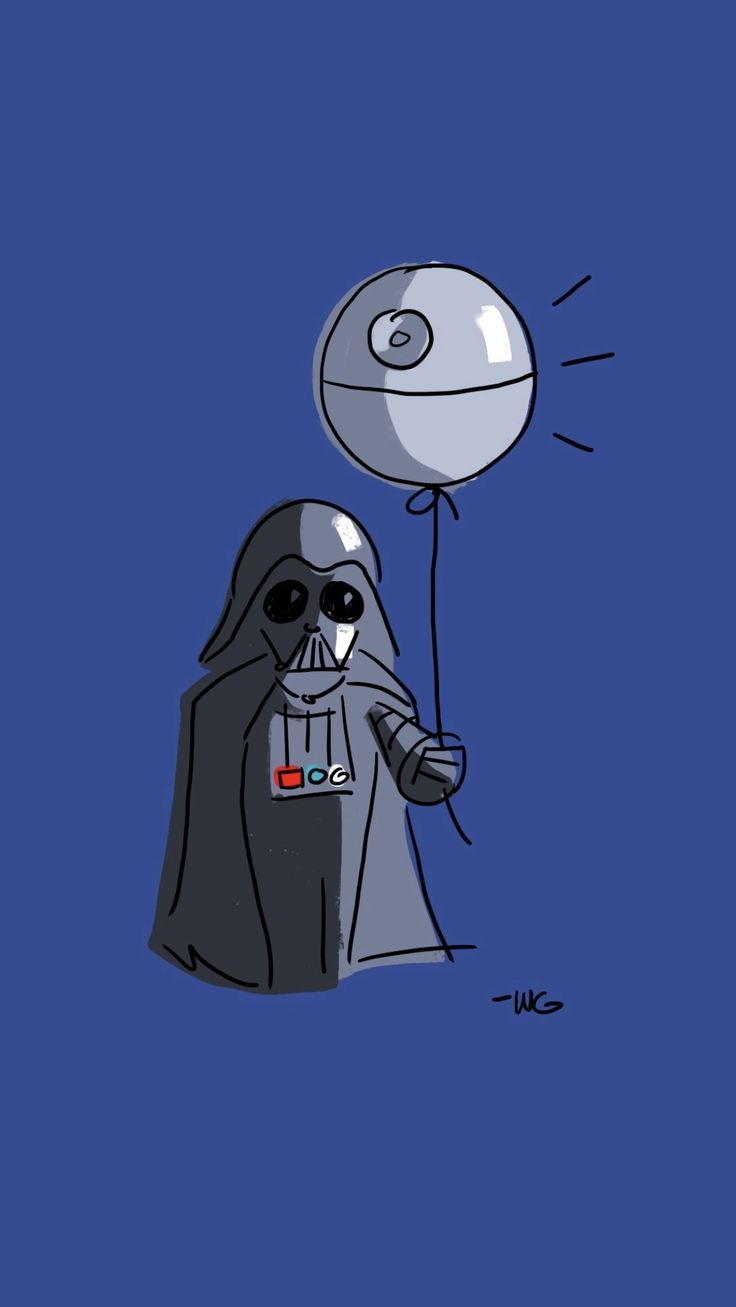736x1307 Funny star wars art. Star wars wallpaper simple, Star wars cute wallpaper, Star wars vector