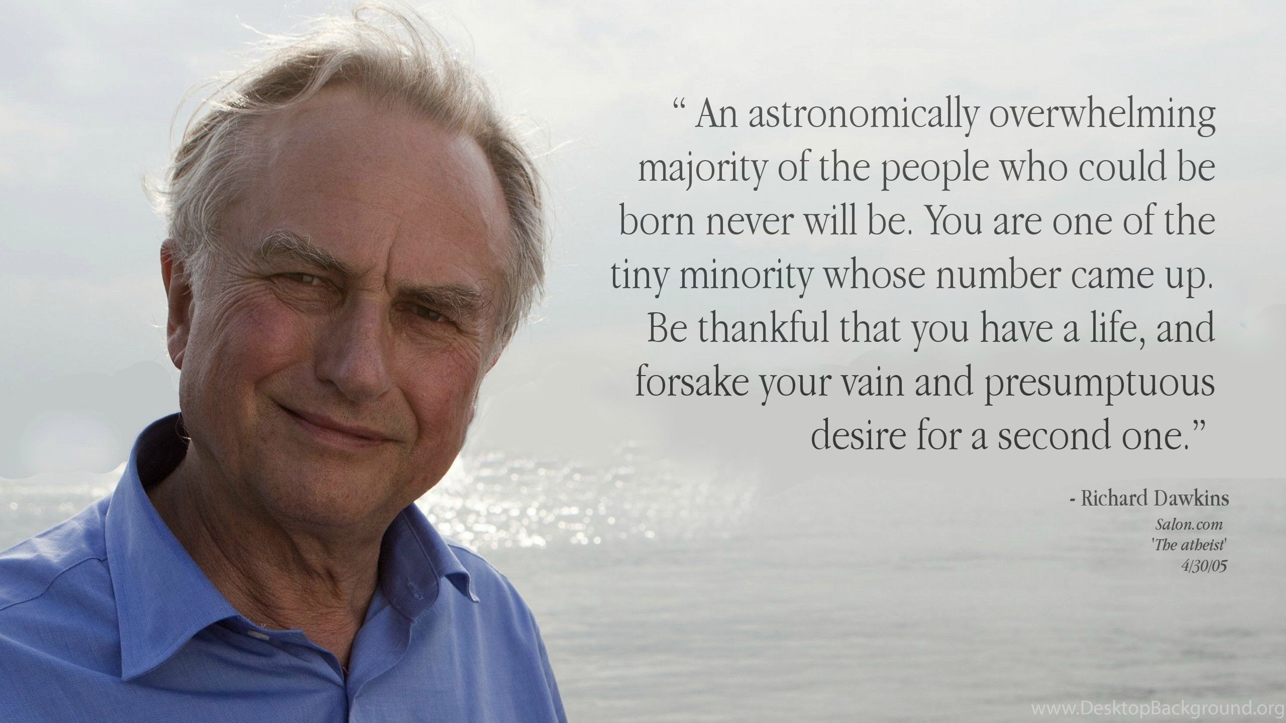 2560x1440 Richard Dawkins Wallpaper