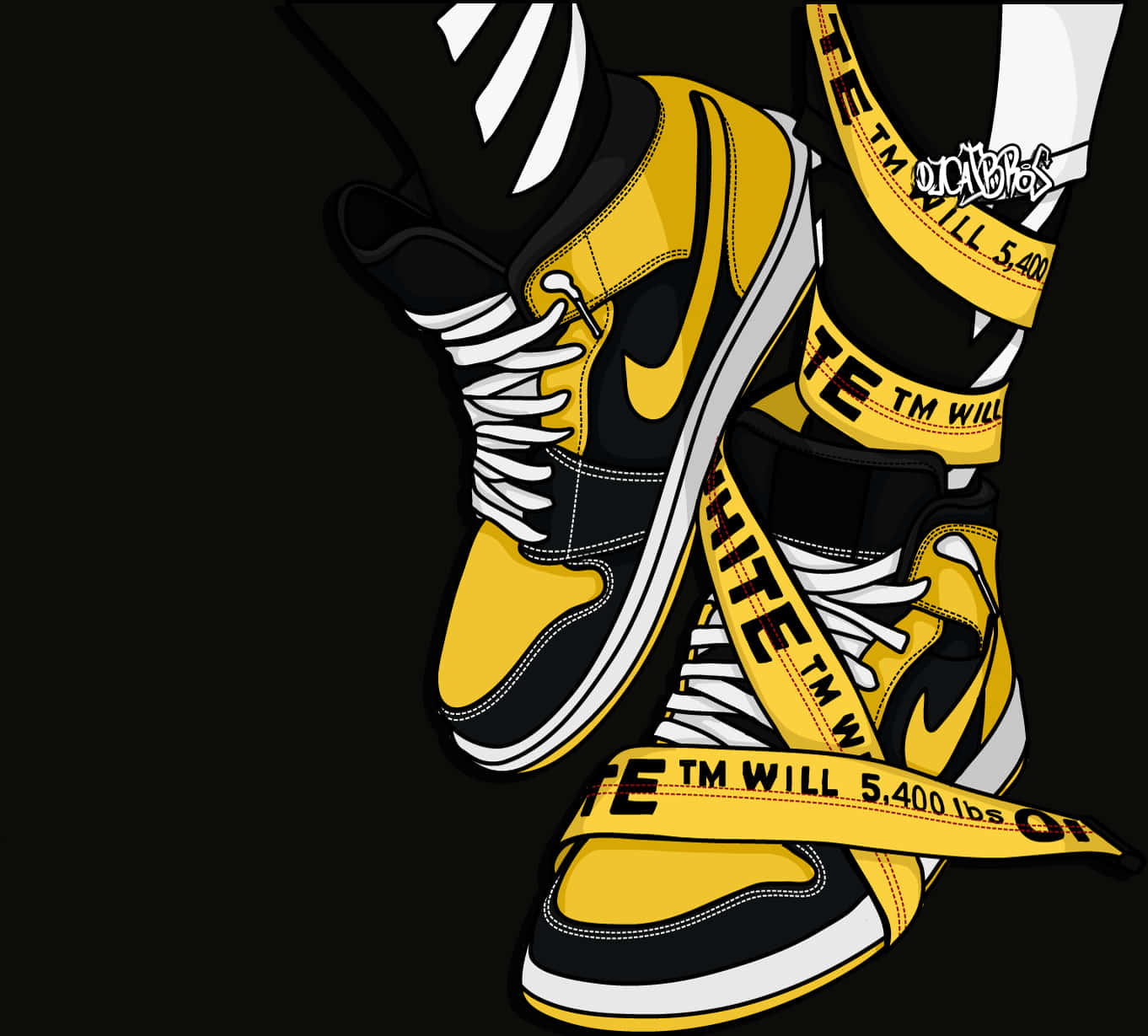 1362x1229 Yellow Jordan Wallpaper