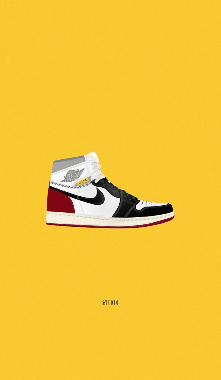 736x1264 WALLPAPER AESTHETIC ILLUSTRATION JORDAN 1 X UNION LOS ANGELES