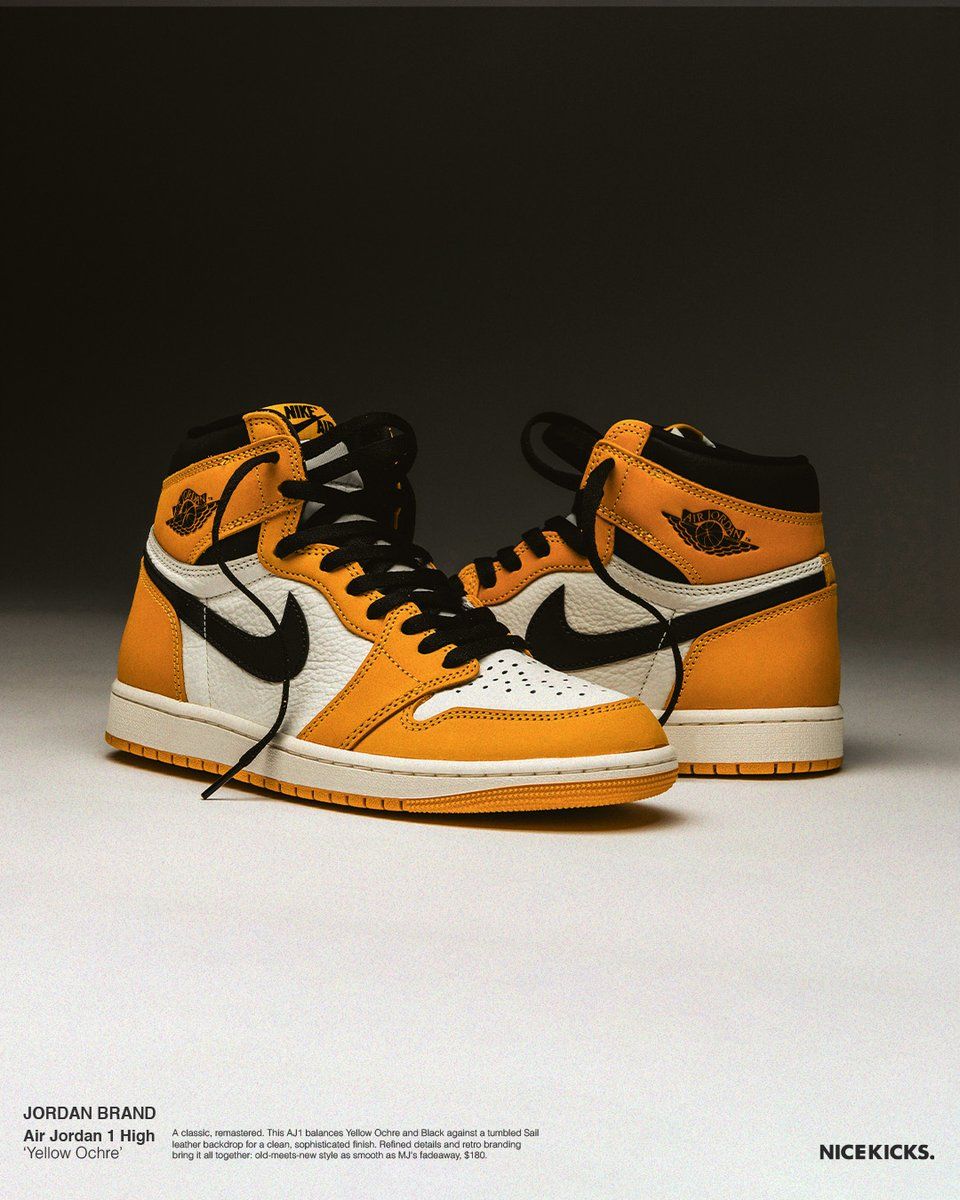 960x1200 Air Jordan 1 Yellow Ochre⁠ ⁠ First come first serve 1.13 at all locations⁠ and online⁠ Contact local store for availability⁠ ⁠⁠