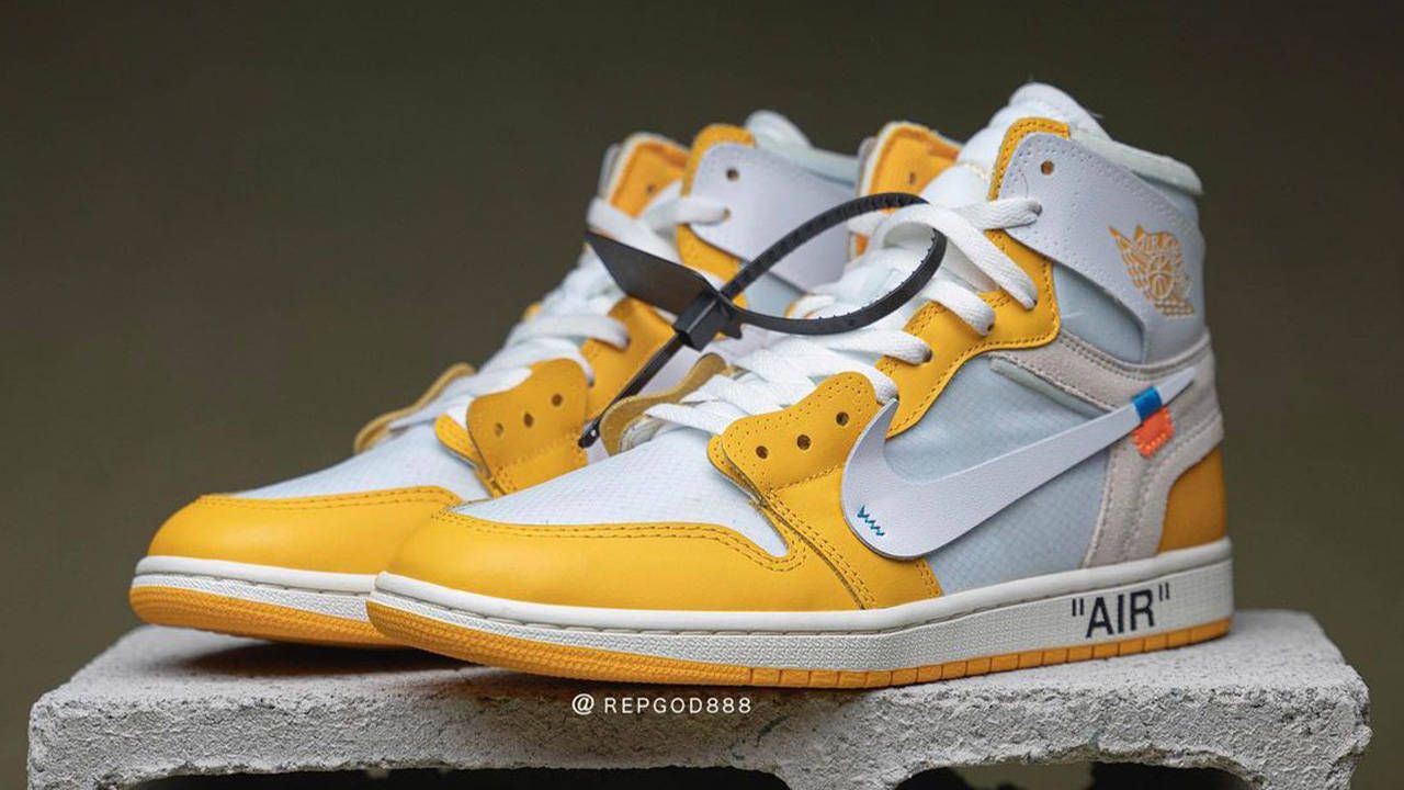 1280x720 A Detailed Look At 2021's Off White X Air Jordan 1 Canary Yellow