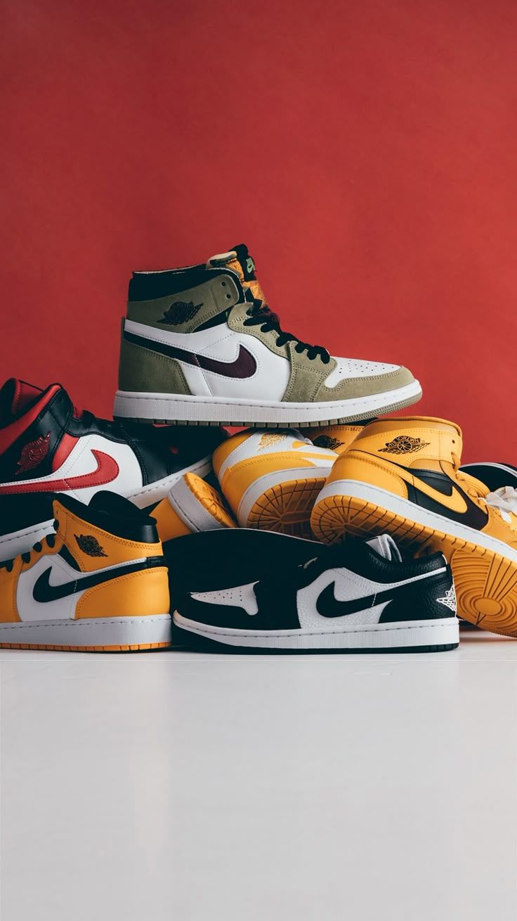 736x1309 Air jordan 1 wallpaper. Jordan collection, Jordans photography, Streetwear high top sneakers