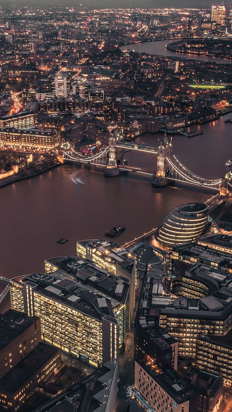 750x1334 London Night iPhone Wallpaper
