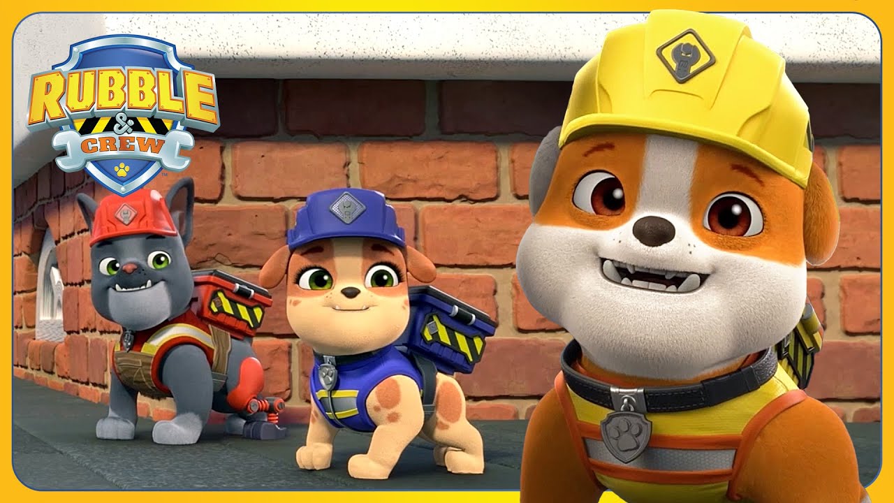 1280x720 Rubble Fixes the City Hall Roof and MORE. Rubble and Crew. Cartoons for Kids