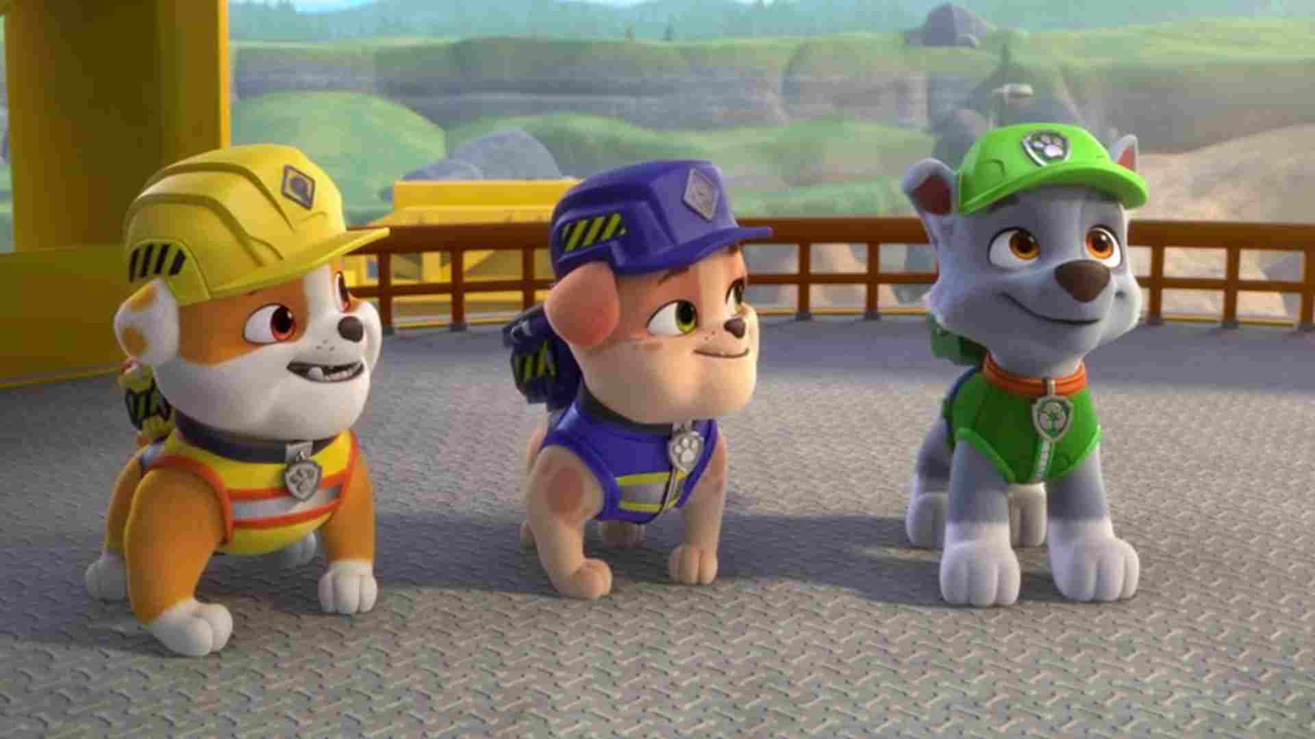 1920x1080 PAW Patrol And Rubble & Crew Crossover Episode