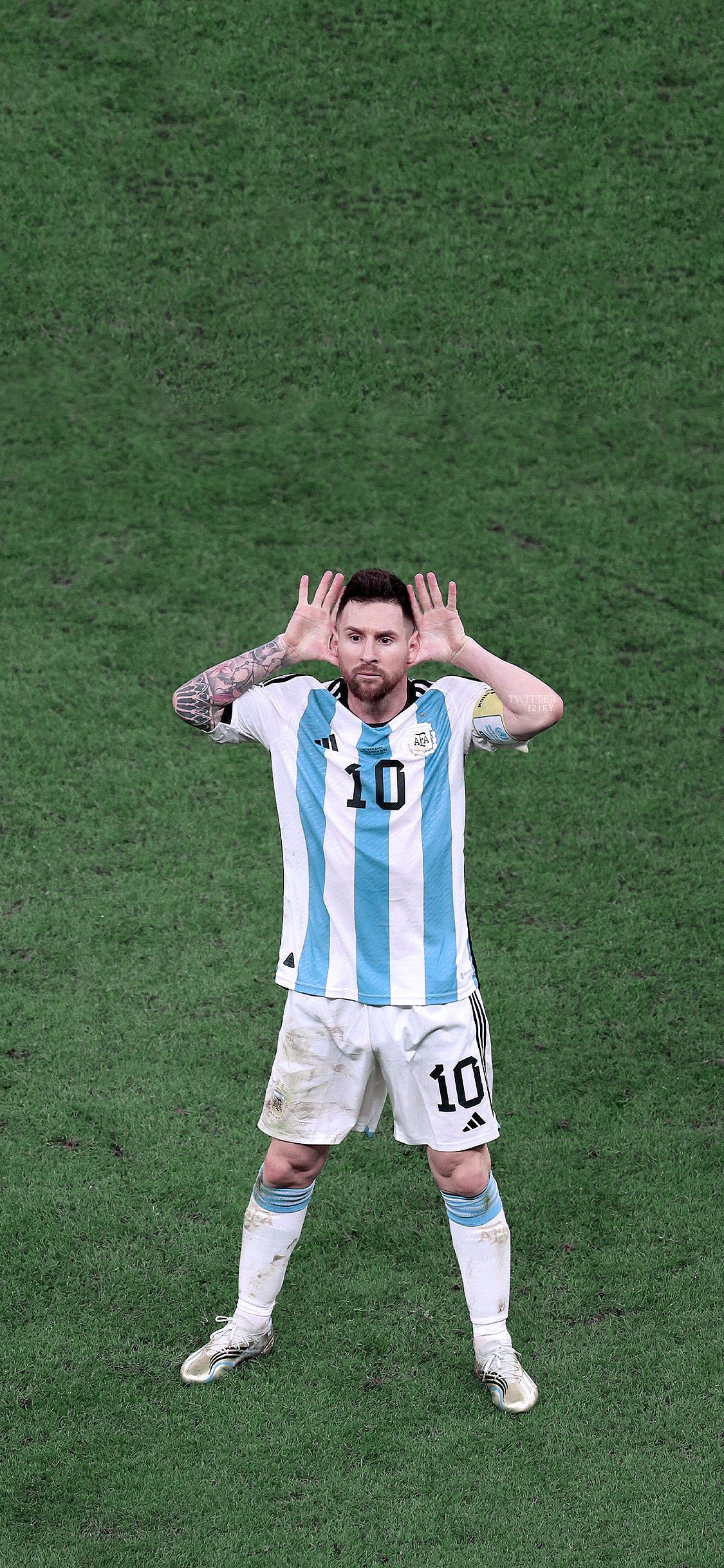 1125x2436 Messi FIFA World Cup Wallpaper