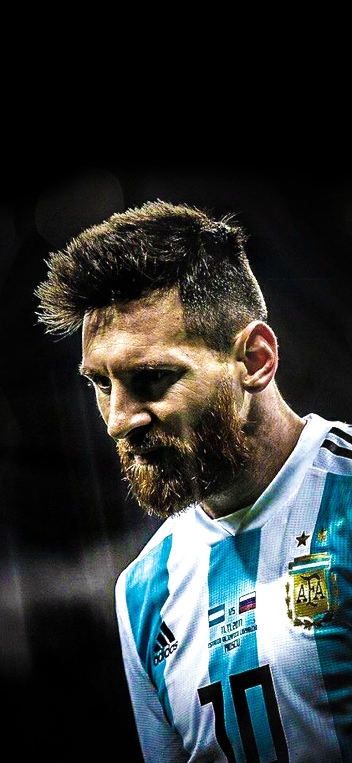 1125x2436 Lionel Messi FIFA Word CUP 2022 iPhone Wallpaper Free Download