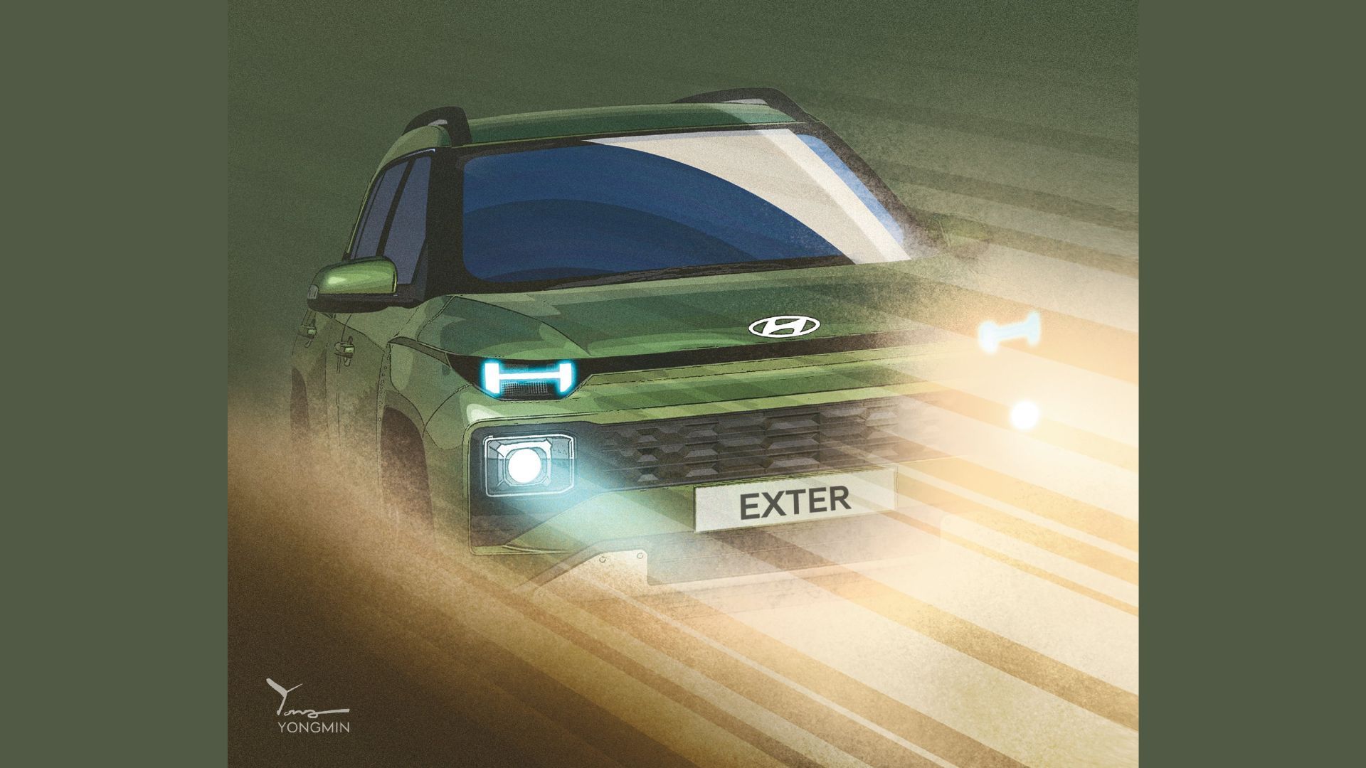 1920x1080 First photo of the Hyundai Exter have been released