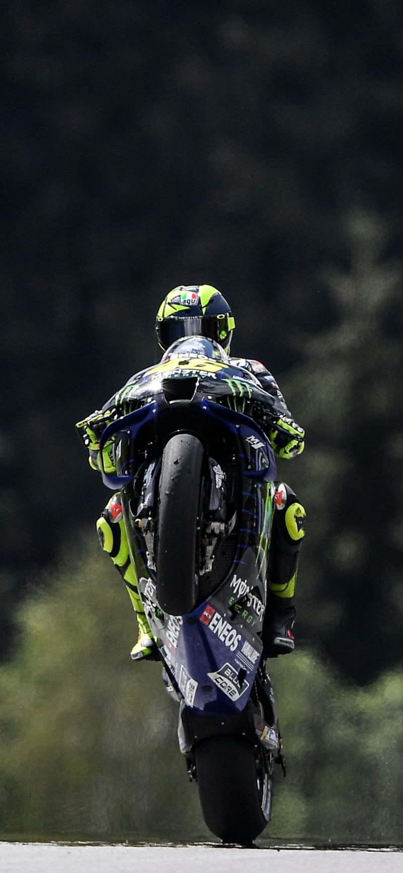 800x1733 Rossi Yamaha, energy, monster, moto, motogp, rossi, the doctor, valentino, yamaha, HD phone wallpaper