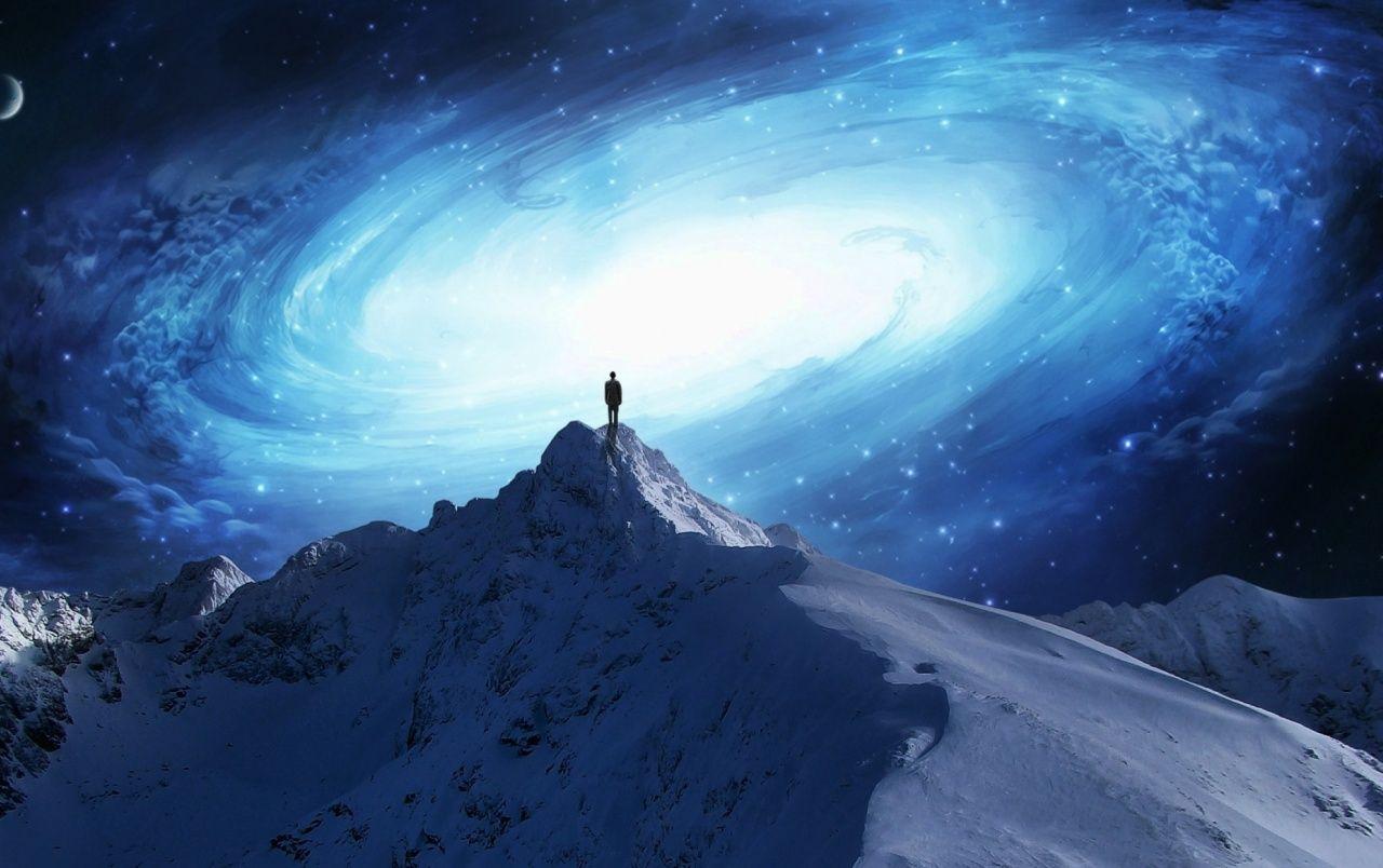 1280x804 Peak Snow Stars People Look wallpaper. Peak Snow Stars People
