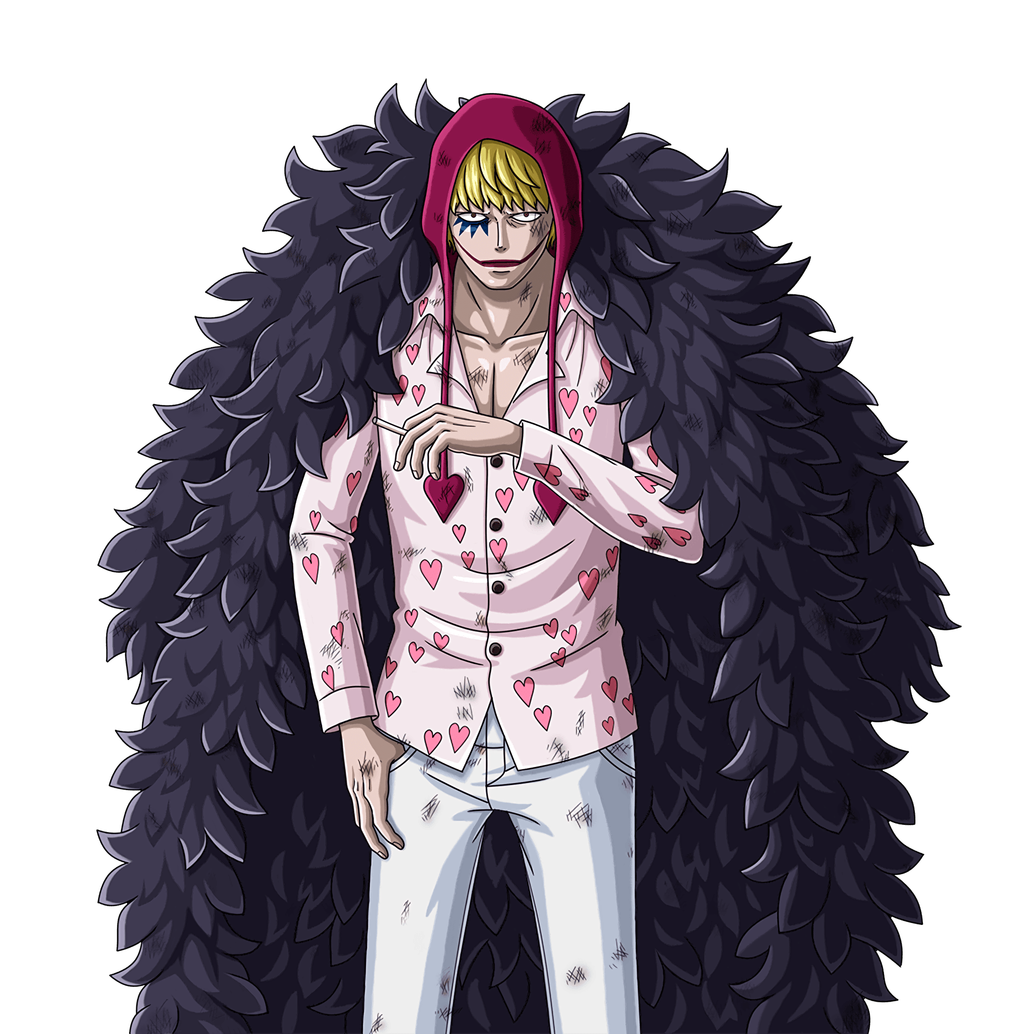 2048x2048 Donquixote Rosinante (Corazon) PNG One Piece