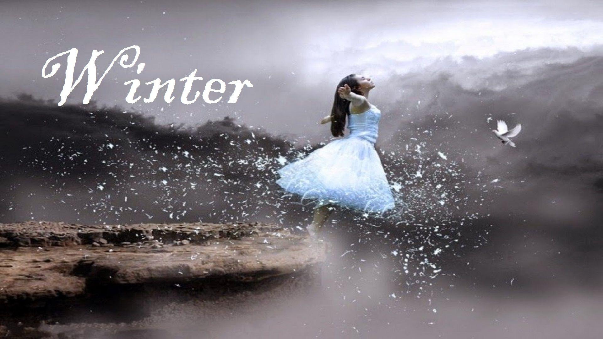1920x1080 Amazing Art Of Snow Falling Free Hd For Desktop Wallpaper