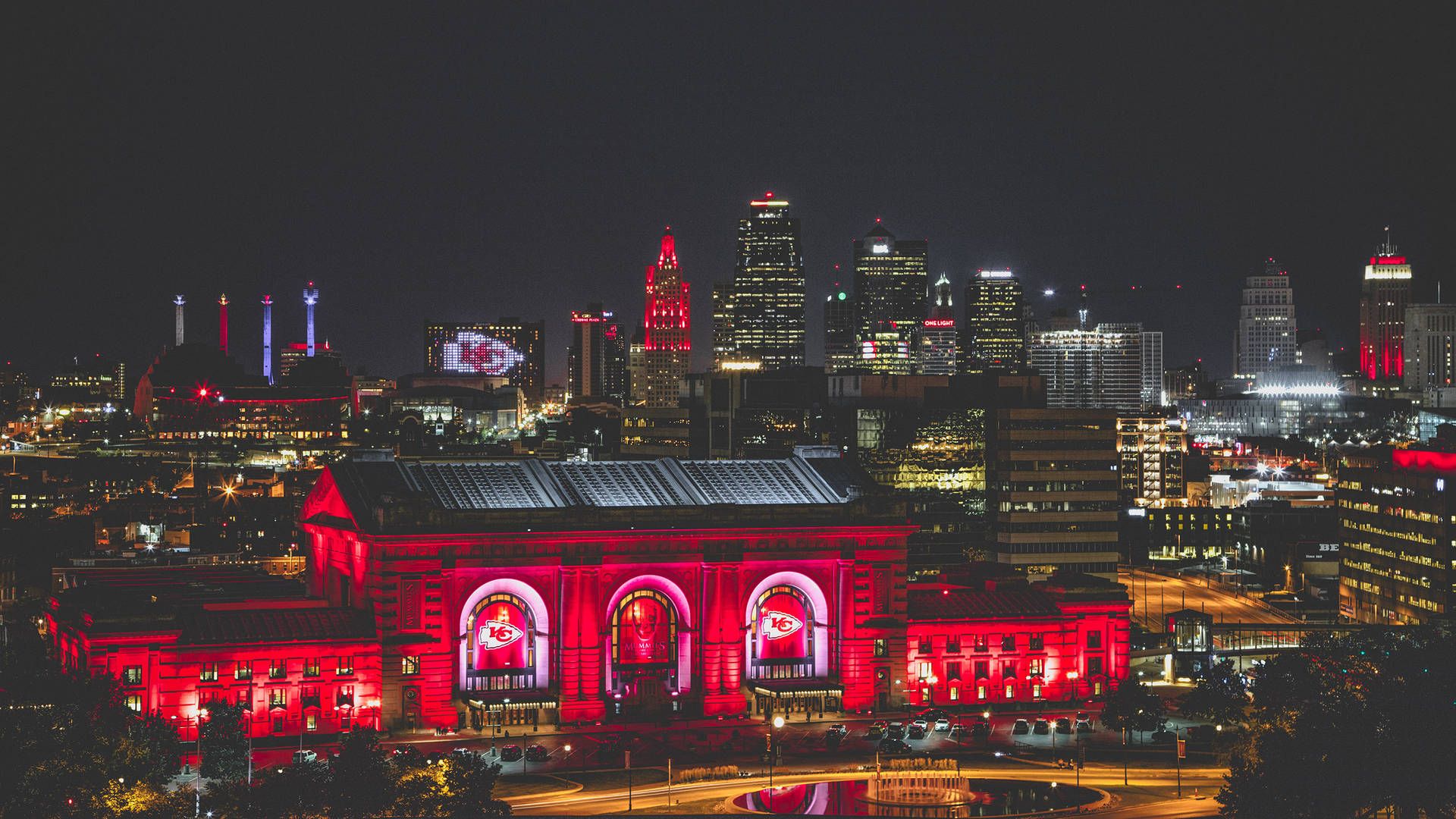 1920x1080 Download Scenic Kansas Red Lights Wallpaper