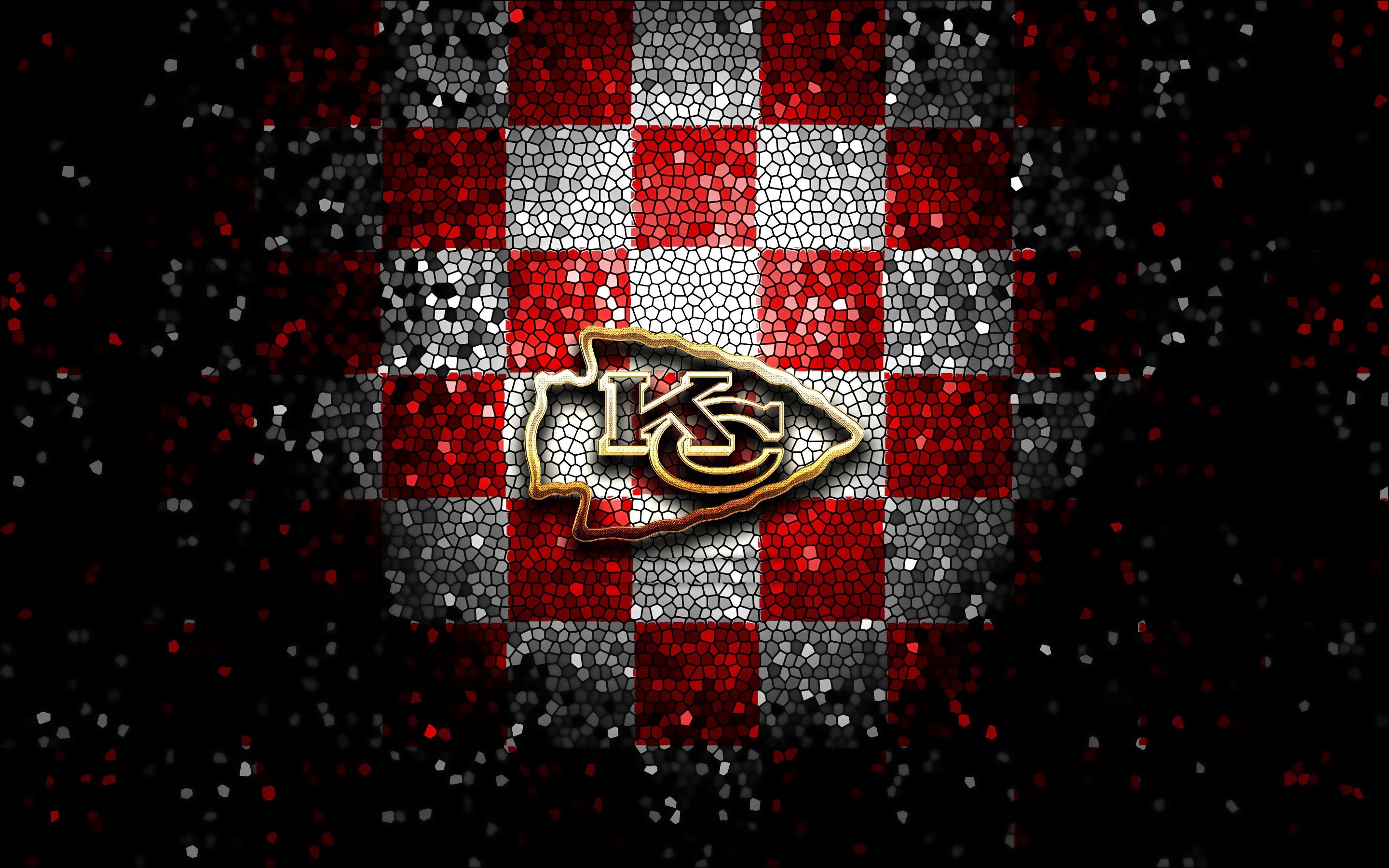 2880x1800 Wallpaper wallpaper, logo, Sport, nfl, Kansas City, glitter, checkered for mobile and desktop, section спорт, resolution 2880x1800