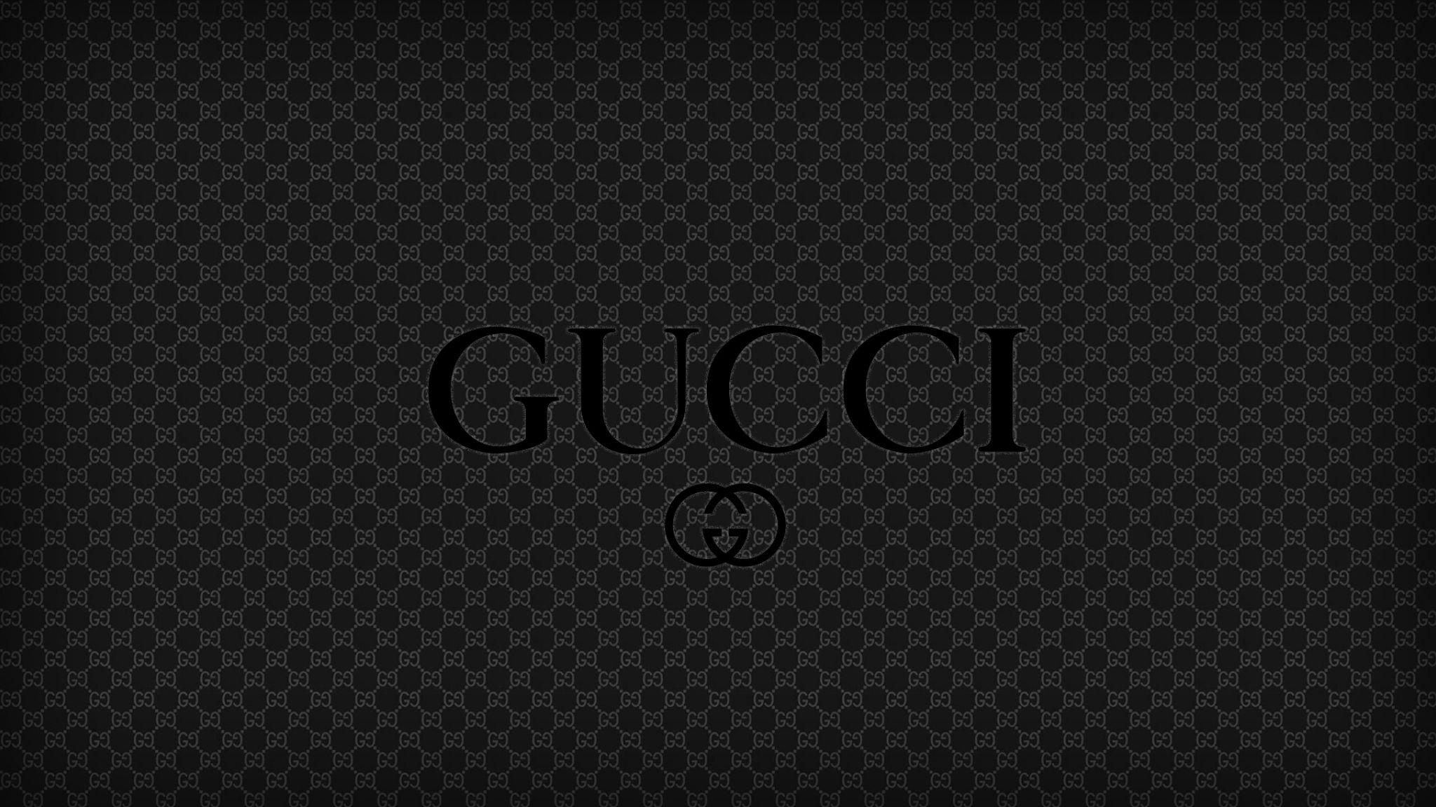 2048x1152 black gucci, logo, brand 2048x1152 Resolution Wallpaper, HD Brands 4K Wallpaper, Image, Photo and Background