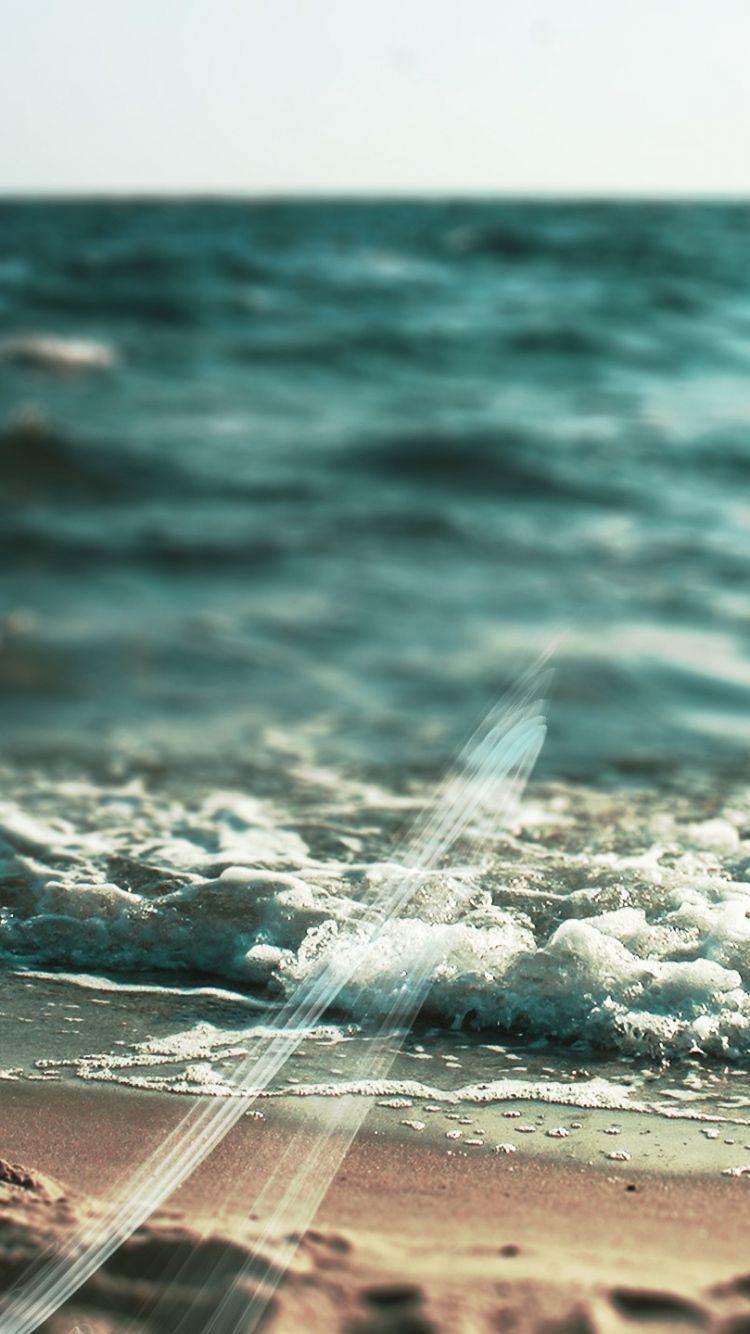 750x1334 Download Wallpaper 750x1334 Sea foam, Summer, Surf iPhone 6 HD