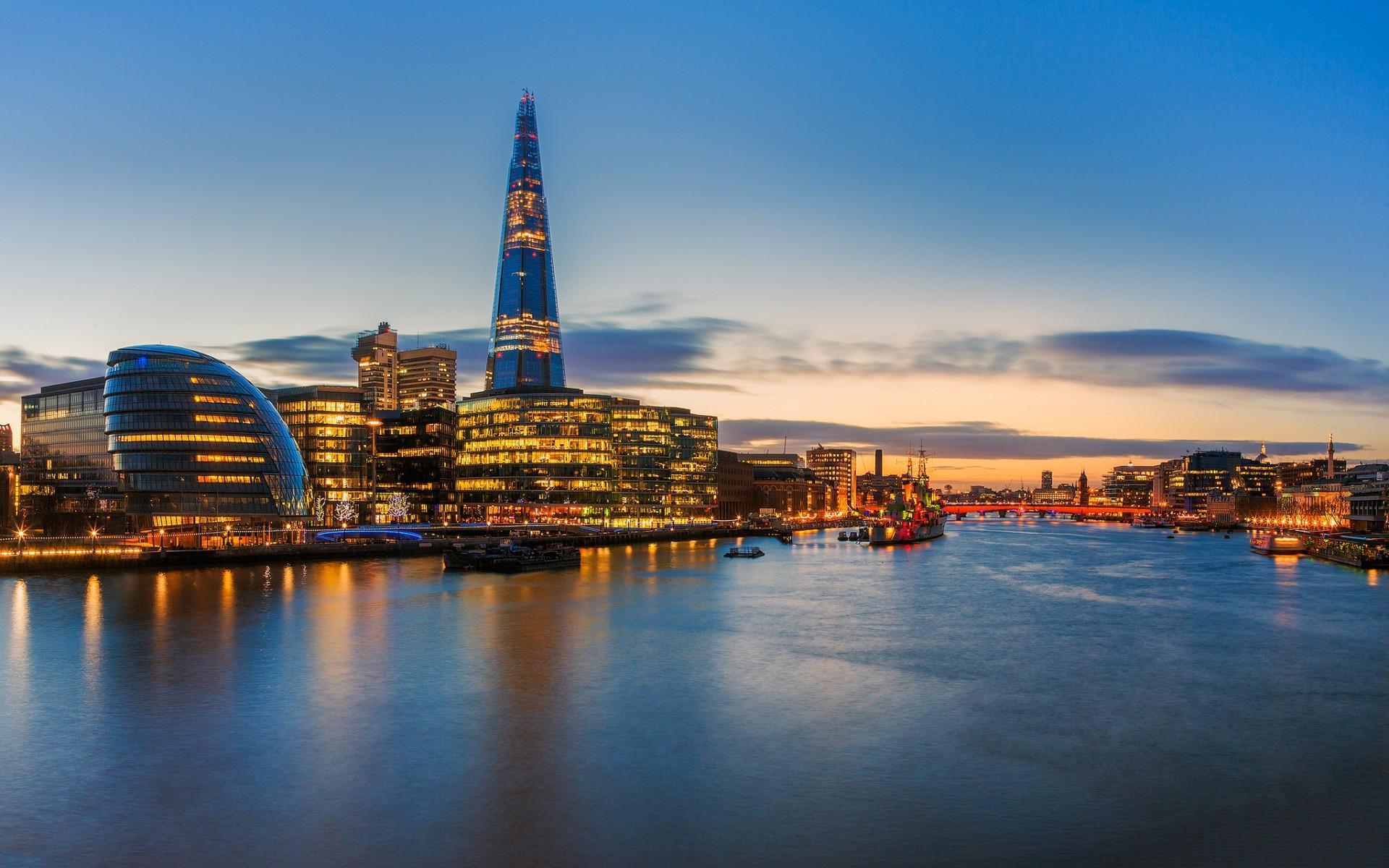 1920x1200 Sunset In London HD desktop wallpaper : Widescreen : High