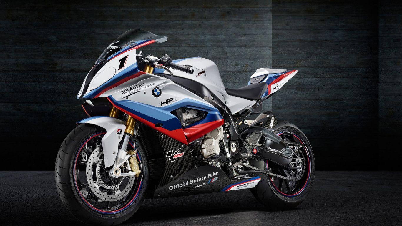 1366x768 Download wallpaper: BMW S1000RR MotoGP Safety Motorcycle 1366x768