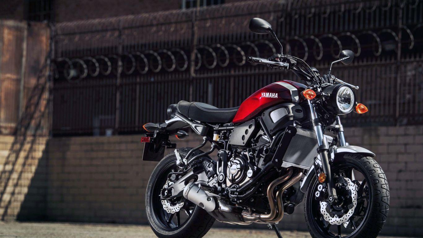 1366x768 Big motorcycle Yamaha XSR 2018 Desktop wallpaper 1366x768