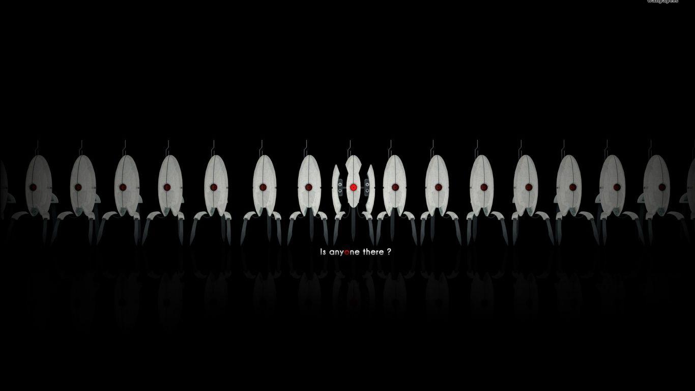 1366x768 Portal, game, games desktop PC and Mac wallpaper