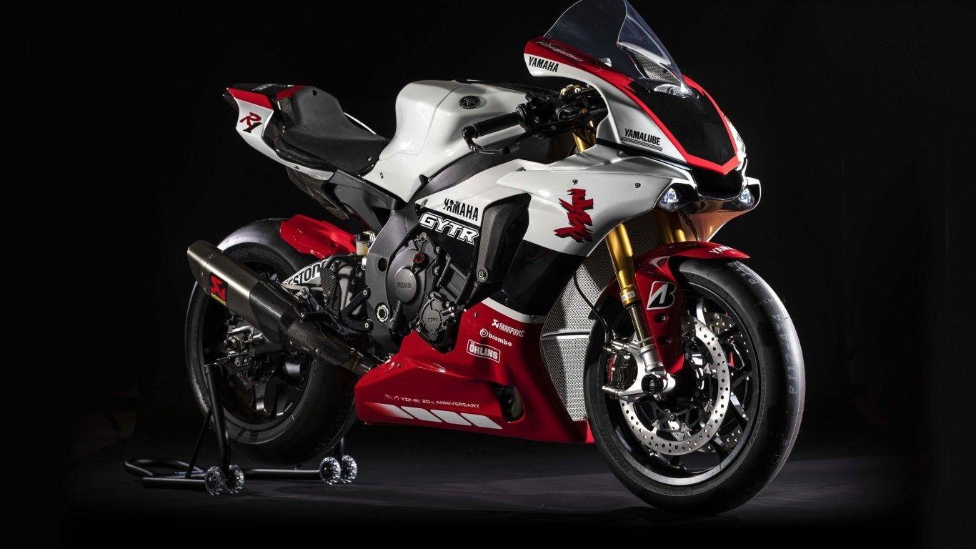 1366x768 Download 1366x768 Yamaha Yzf R1 Gytr, Side View, Motorcycle