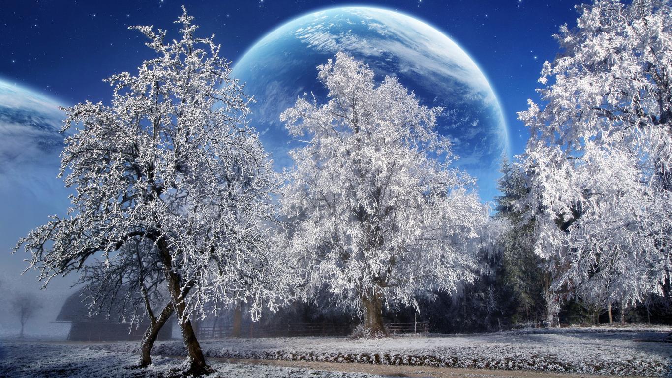 1366x768 1366X768 HD Desktop Wallpaper Winter