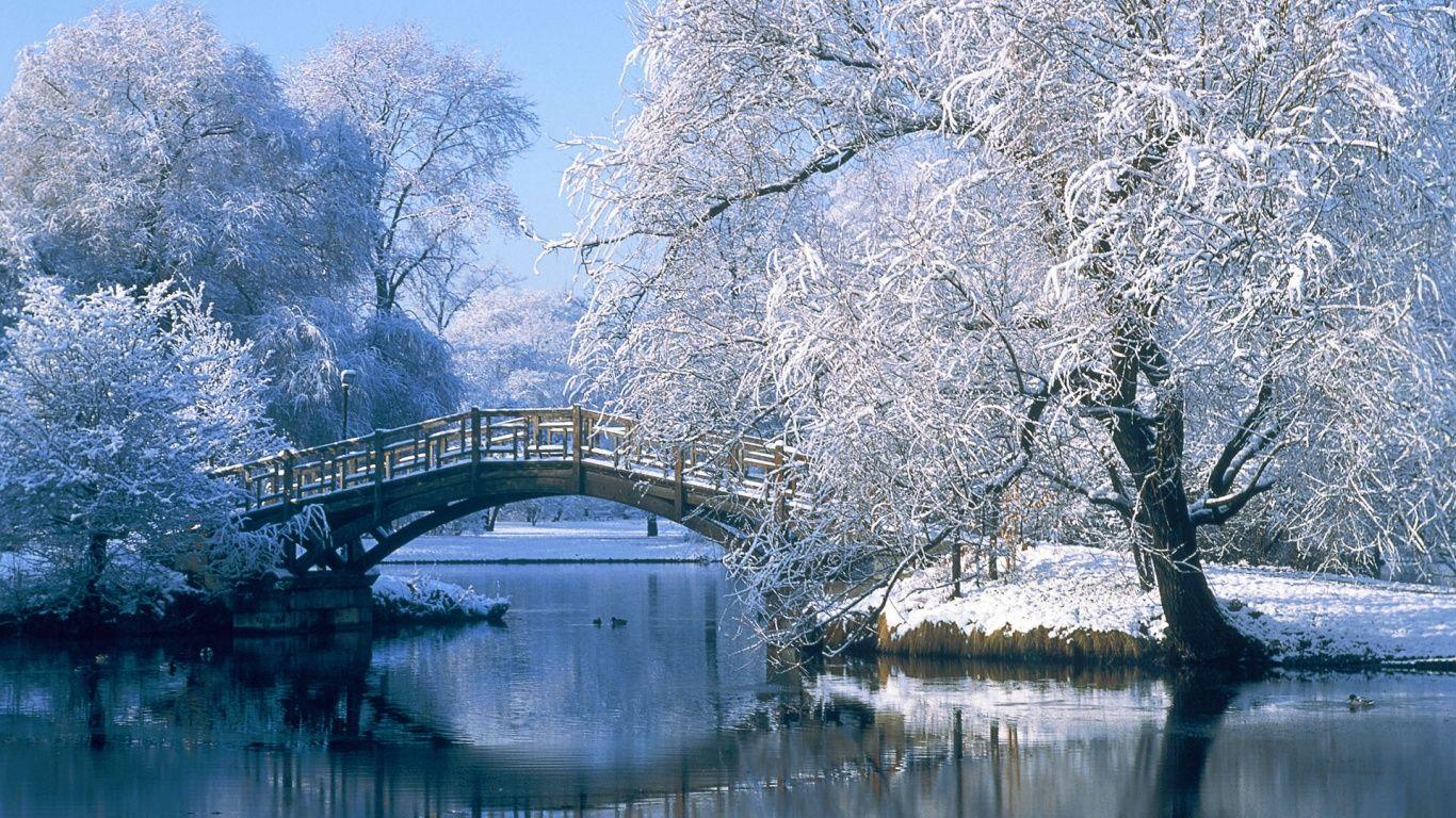 1366x768 Winter Landscape desktop PC and Mac wallpaper