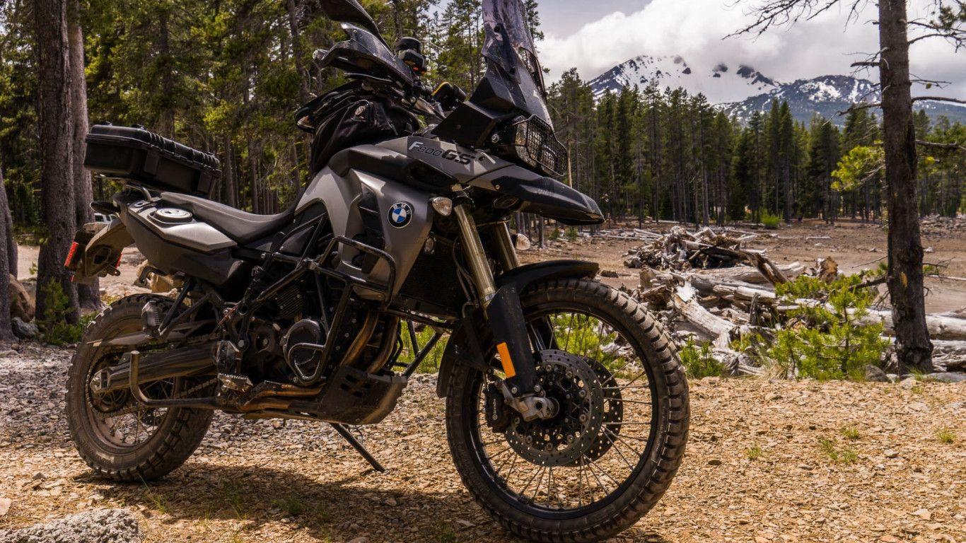 1366x768 Download wallpaper: BMW F800GS motorcycle 1366x768