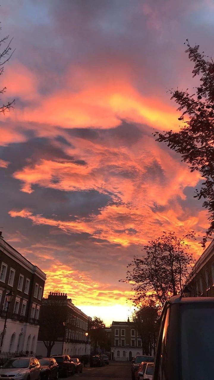 720x1280 nature #aesthetic #london #sunset #clouds