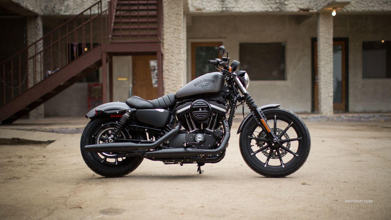 1366x768 Motorcycles Desktop Wallpaper Harley Davidson Sportster Iron 883