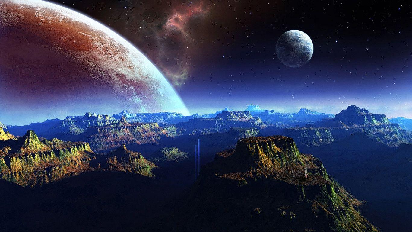 1366x768 Space wallpaper desktop Group 1366x768