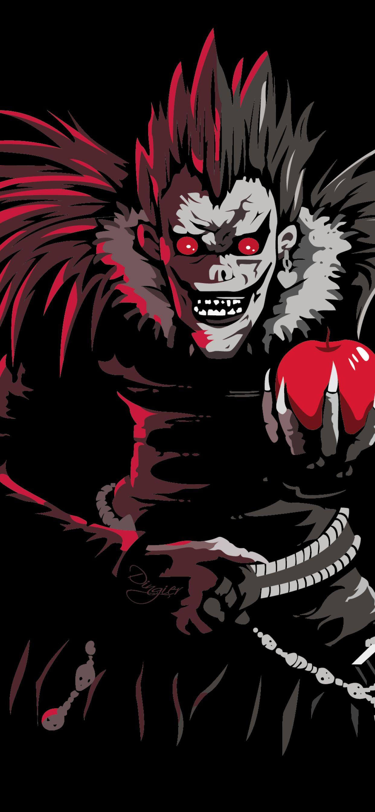 1242x2688 Ryuk In Death Note iPhone XS MAX Wallpaper, HD Anime 4K