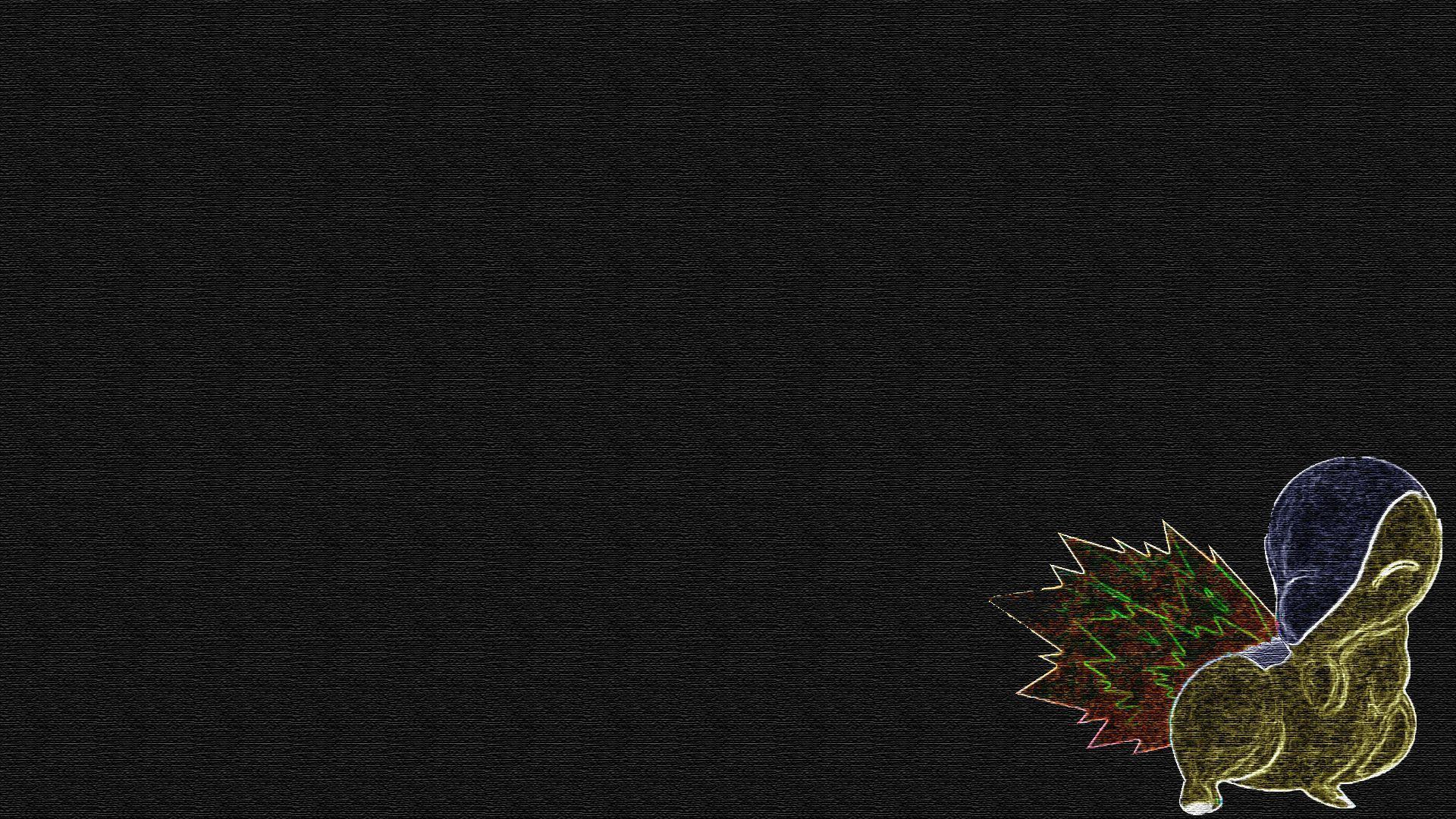 1920x1080 I am starting to use photohop and made this cyndaquil wallpaper