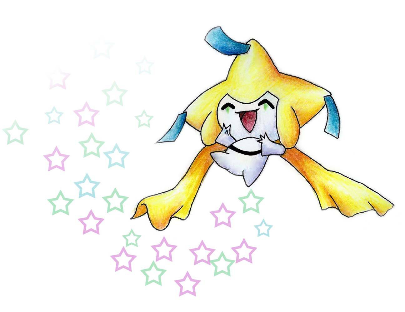 1296x999 Free download Pokemon Jirachi Wish Maker Ash [1296x999]