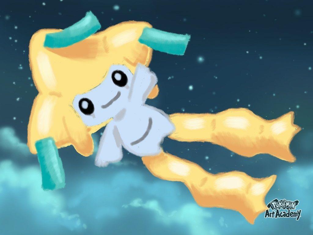 1024x768 Jirachi And Blue Legendary Pokemon