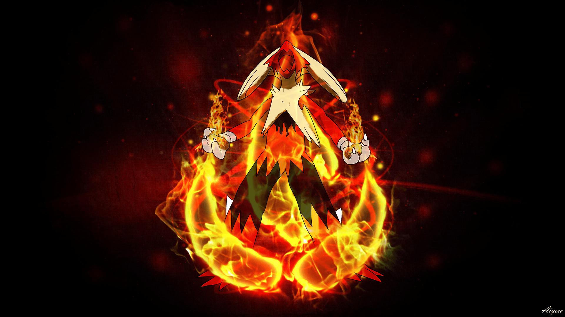 1920x1080 Blaziken Wallpaper
