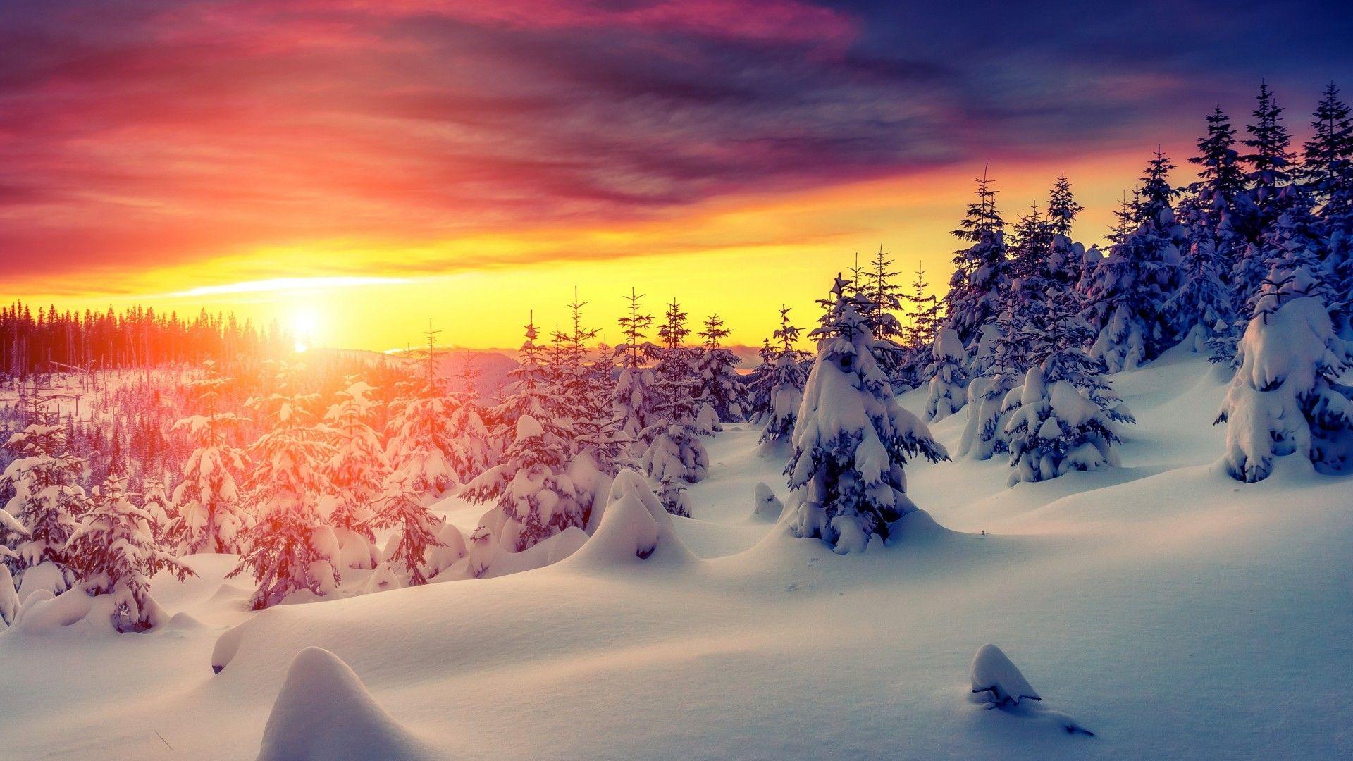 1920x1080 Amish Winter Landscapes Wallpaper. Amish